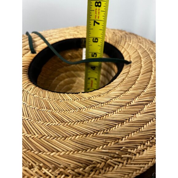 DPC Dorfman Pacific Pine Weaved Straw Universal Wide Brim Summer Hat size Small - Picture 7 of 9